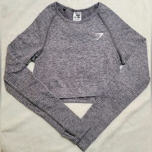 Gymshark Long Sleeve Crop Athletic Top